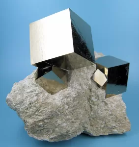 Natural Pyrite Cubes