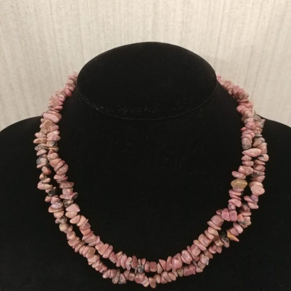 Rhodonite Chip Necklace