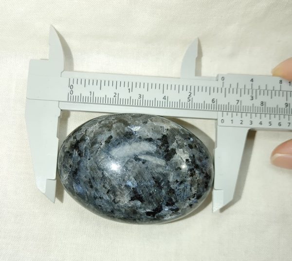 Larvakite Metaphysical Palm Stone #1 - Image 2