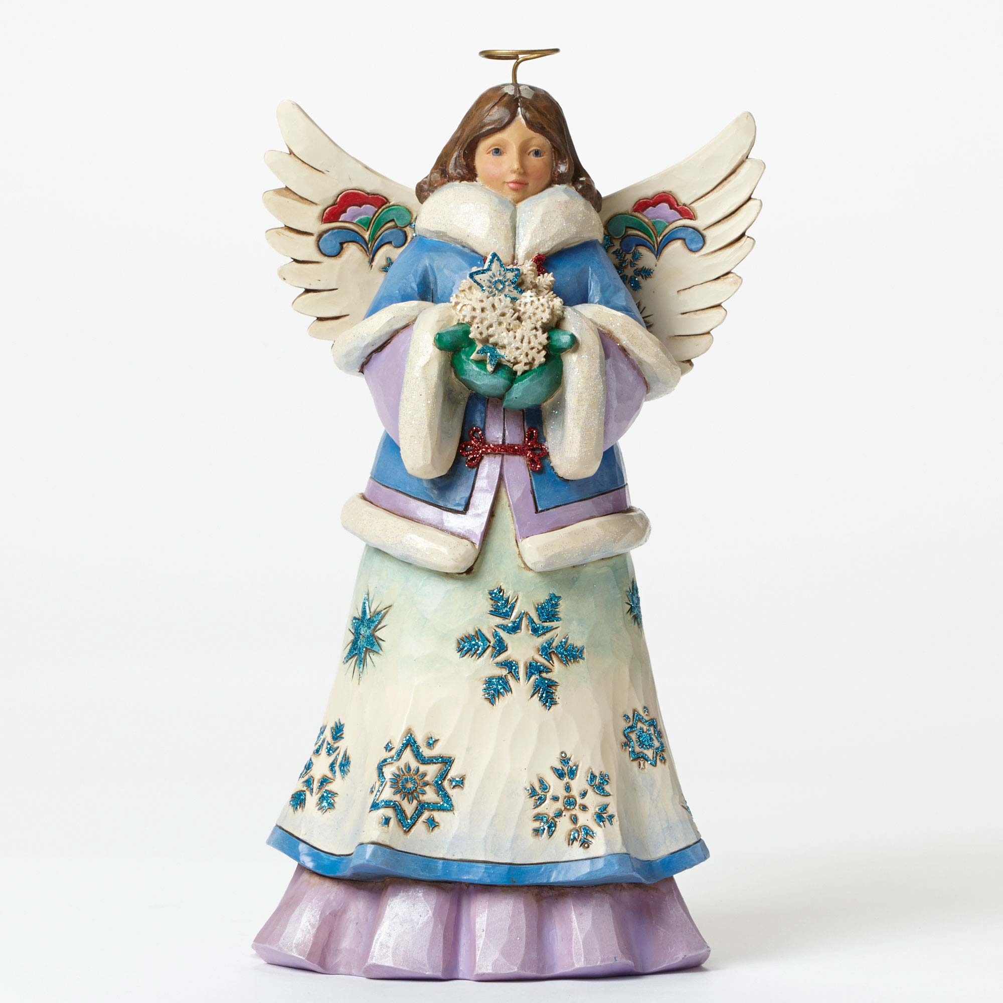 Angel-Holding-Snowflakes.jpg | Fossils for Sale Angel Holding Snowflakes