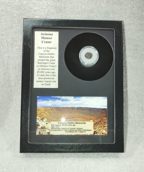 Canyon Diablo Meteorite Frame #17 For Sale