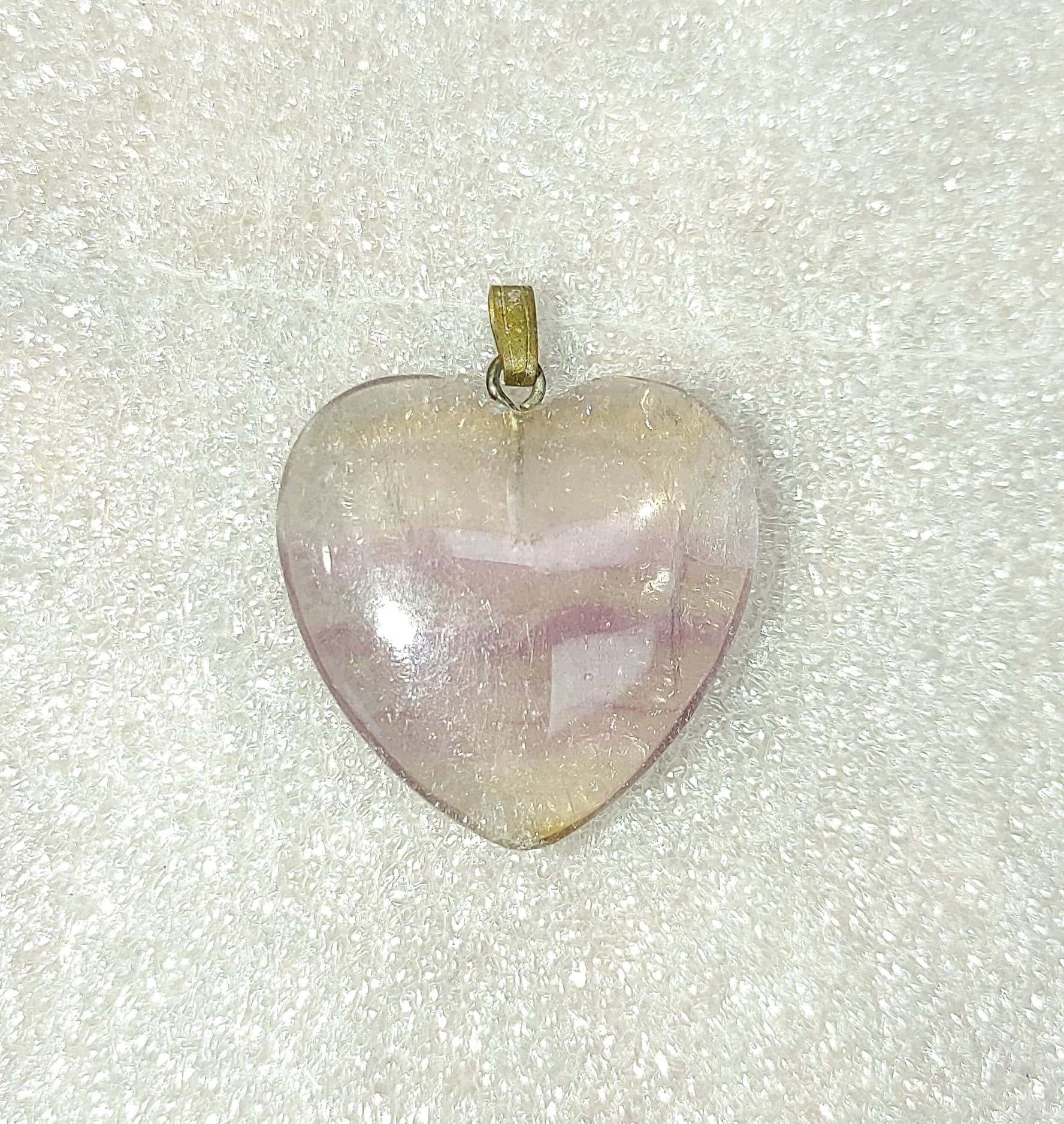 Fluorite-Heart-Pendant-10.jpg | Fossils for Sale Genuine Fluorite Heart Pendant for Sale #10