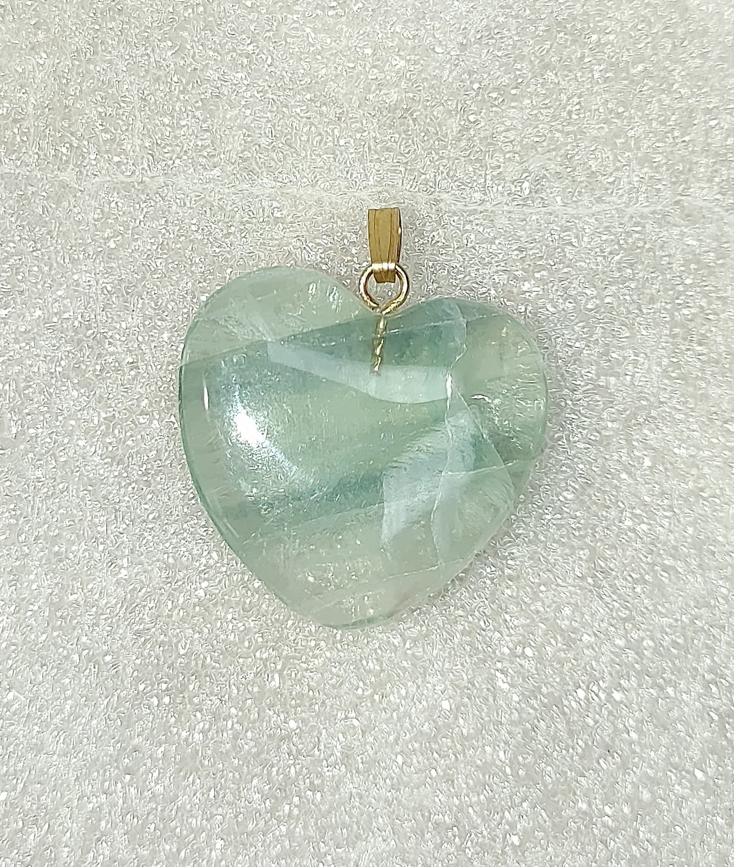 Fluorite-Heart-Pendant-7.jpg | Fossils for Sale Genuine Fluorite Heart Pendant for Sale #7
