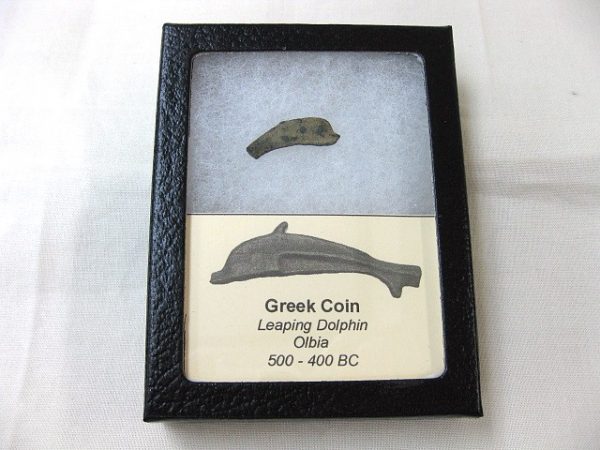 Genuine 500 – 400 BC in Age Ancient Greek Dolphin Coin From Olbia For Sale #18