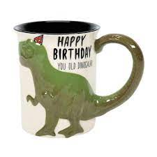 Sculpted T-Rex Birthday Mug For Sale