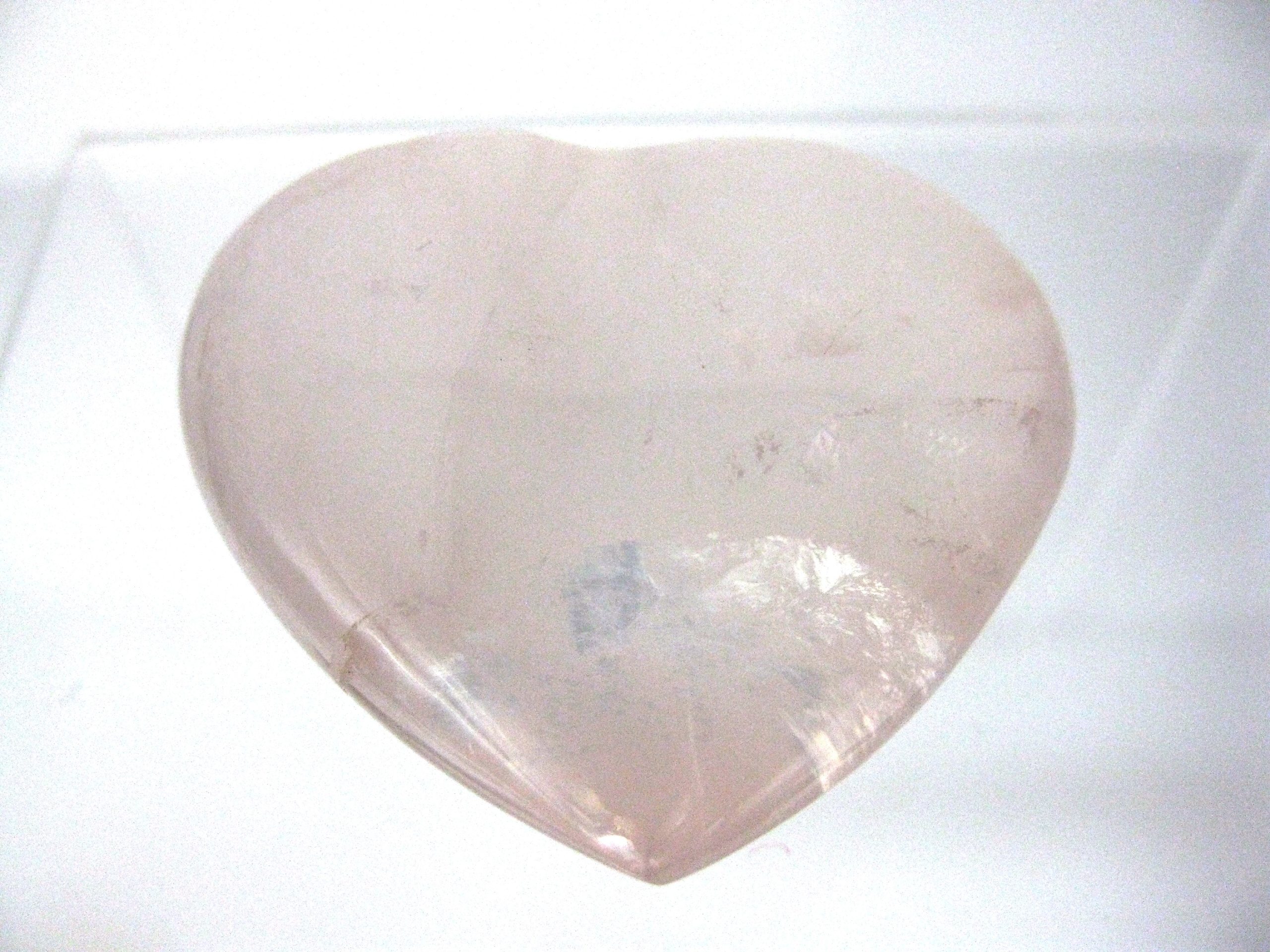 Metaphysical-Rose-Quartz-Mineral-Heart-1a-scaled-1.jpg | Fossils for Sale Genuine Rose Quartz Metaphysical Mineral Heart For Sale #1a
