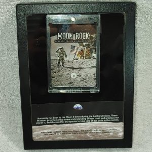 Moon Rock Lunar Meteorite Frame #2 For Sale