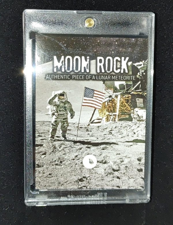 Moon Rock Lunar Meteorite Frame #4a For Sale