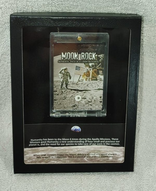 Moon Rock Lunar Meteorite Frame #5 For Sale