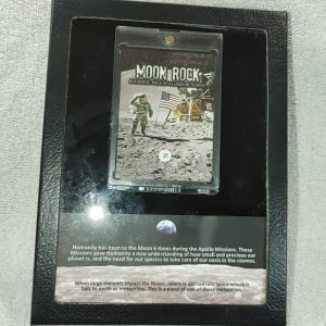 Moon Rock Lunar Meteorite Frame #7 For Sale