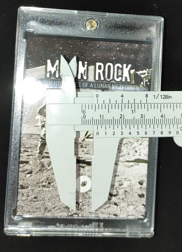 Moon Rock Lunar Meteorite Frame #7b For Sale