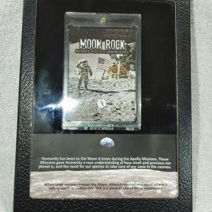 Moon Rock Lunar Meteorite Frame #8 For Sale