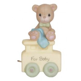 Precious Moments Birthday Train Baby Caboose Collectible For Sale