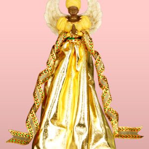 Serenity in Gold Tree Topper For Sale
