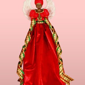 Serenity in Red Tree Topper For Sale