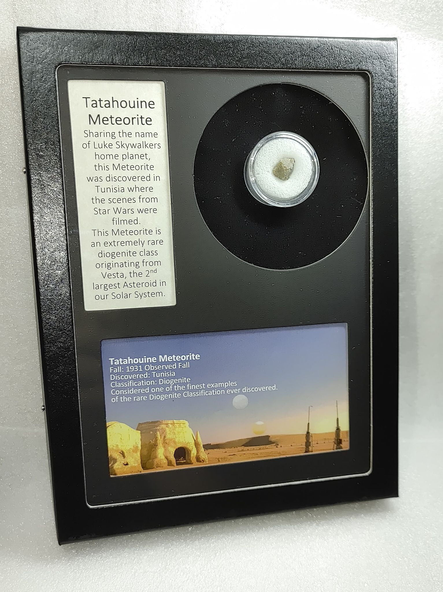 Tatahouine-Meteorite-Frame-7.jpg | Fossils for Sale Tatahouine Meteorite Frame #7 For Sale