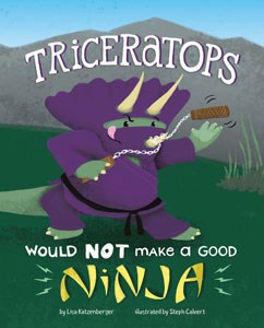 Triceratops Would NOT Make a Good Ninja Book For Sale