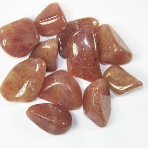 Tumbled Red Aventurine Metaphysical Stone From India For Sale