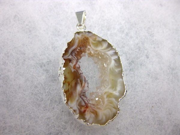 Geode Pendant #11a For Sale