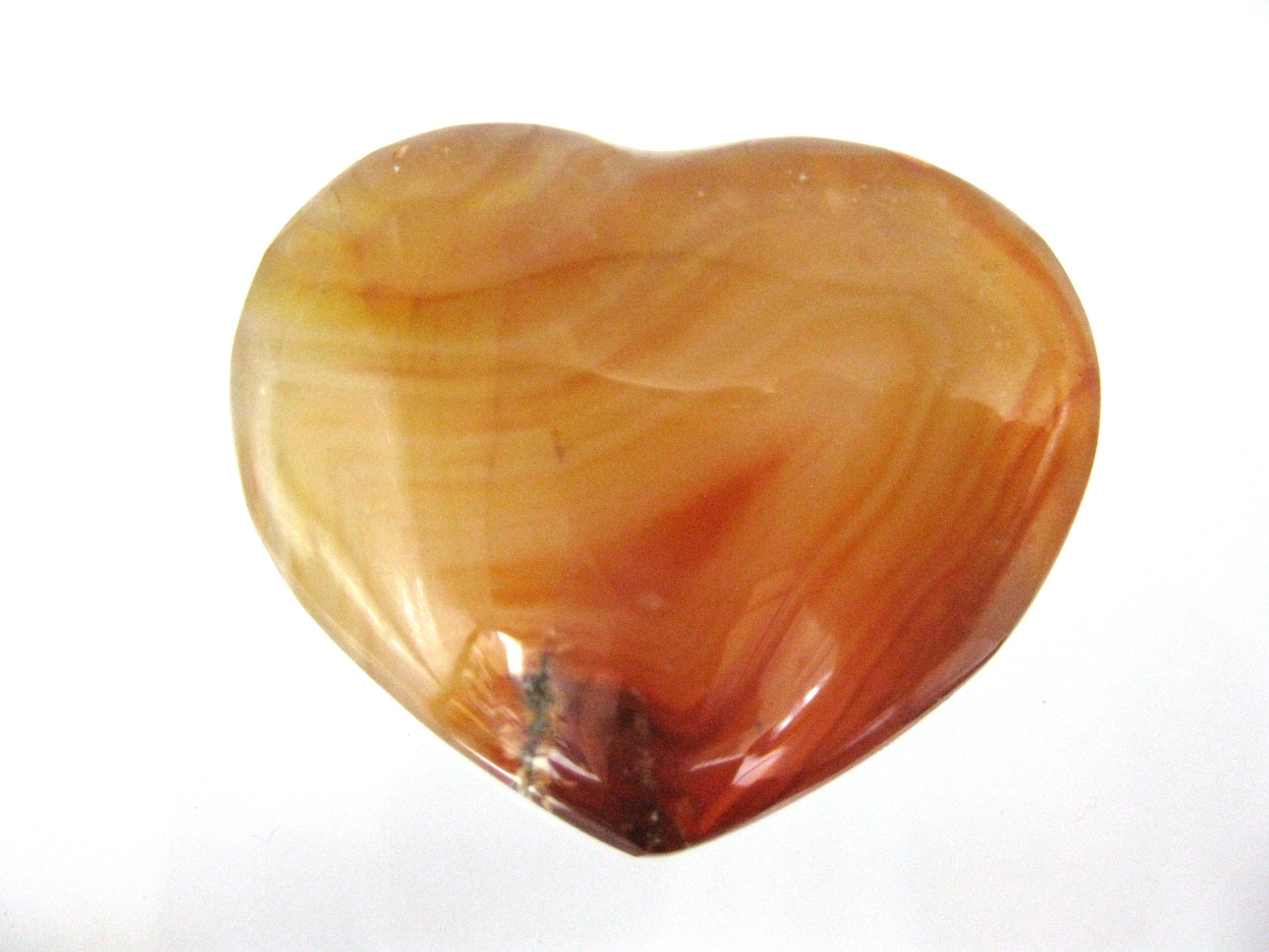 metaphysical-carnelian-polished-heart-2-scaled-1.jpg | Fossils for Sale Genuine Carnelian Metaphysical Polished Mineral Heart from Madagascar for Sale. #2