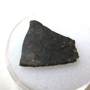 Meteorite Thin Slice in Gem Jar For Sale #1