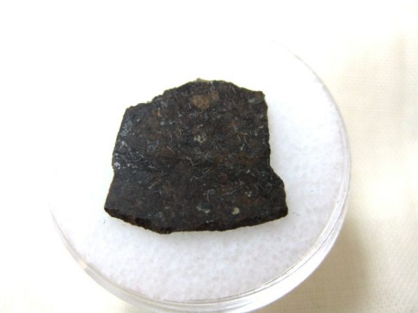 Meteorite Thin Slice in Gem Jar For Sale #3