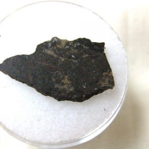 Meteorite Thin Slice in Gem Jar For Sale #4