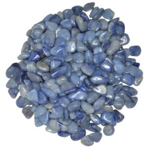 Tumbled Blue Quartz Metaphysical Stone From Brazil For Sale