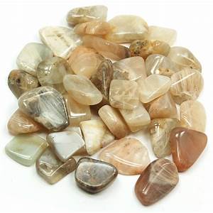 Tumbled Clear Moonstone Metaphysical Stone From India For Sale