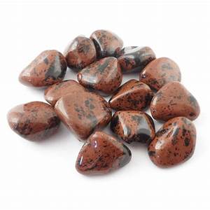 Tumbled Mahogany Obsidian Metaphysical Stone From Mexico For Sale