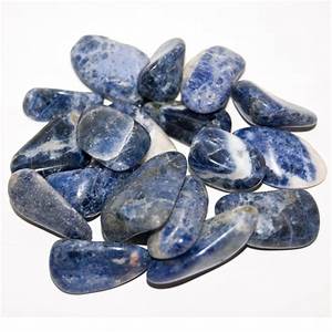 Tumbled Sodalite Metaphysical Stone From Brazil For Sale