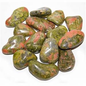 Tumbled Unakite Metaphysical Stone From Zimbabwe For Sale