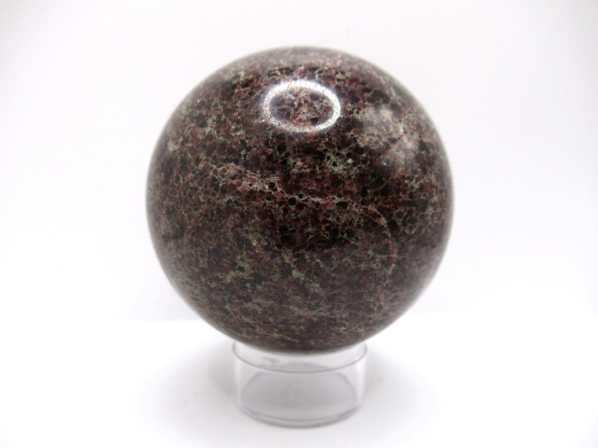 Polished-Red-Garnet-Mineral-Sphere-2.jpg | Fossils for Sale Genuine Red Garnet Metaphysical Polished Mineral Sphere from Madagascar for Sale. #2