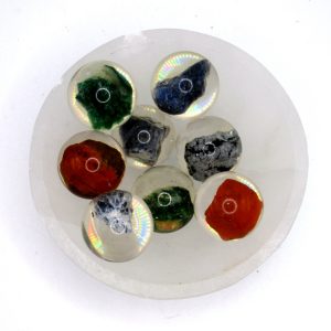 Genuine Acrylic Marbles with Minerals Included in them.