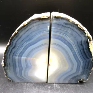 Genuine Brazil Agate Polished Bookend For Sale #2