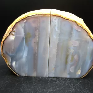 Genuine Brazil Agate Polished Bookend For Sale #3