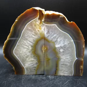 Genuine Brazil Agate Polished Bookend For Sale #5