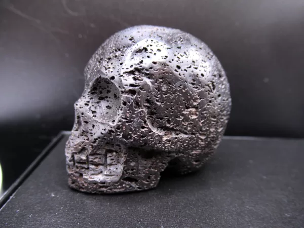 Polished Metaphysical Skull for Sale Lava Stone #4