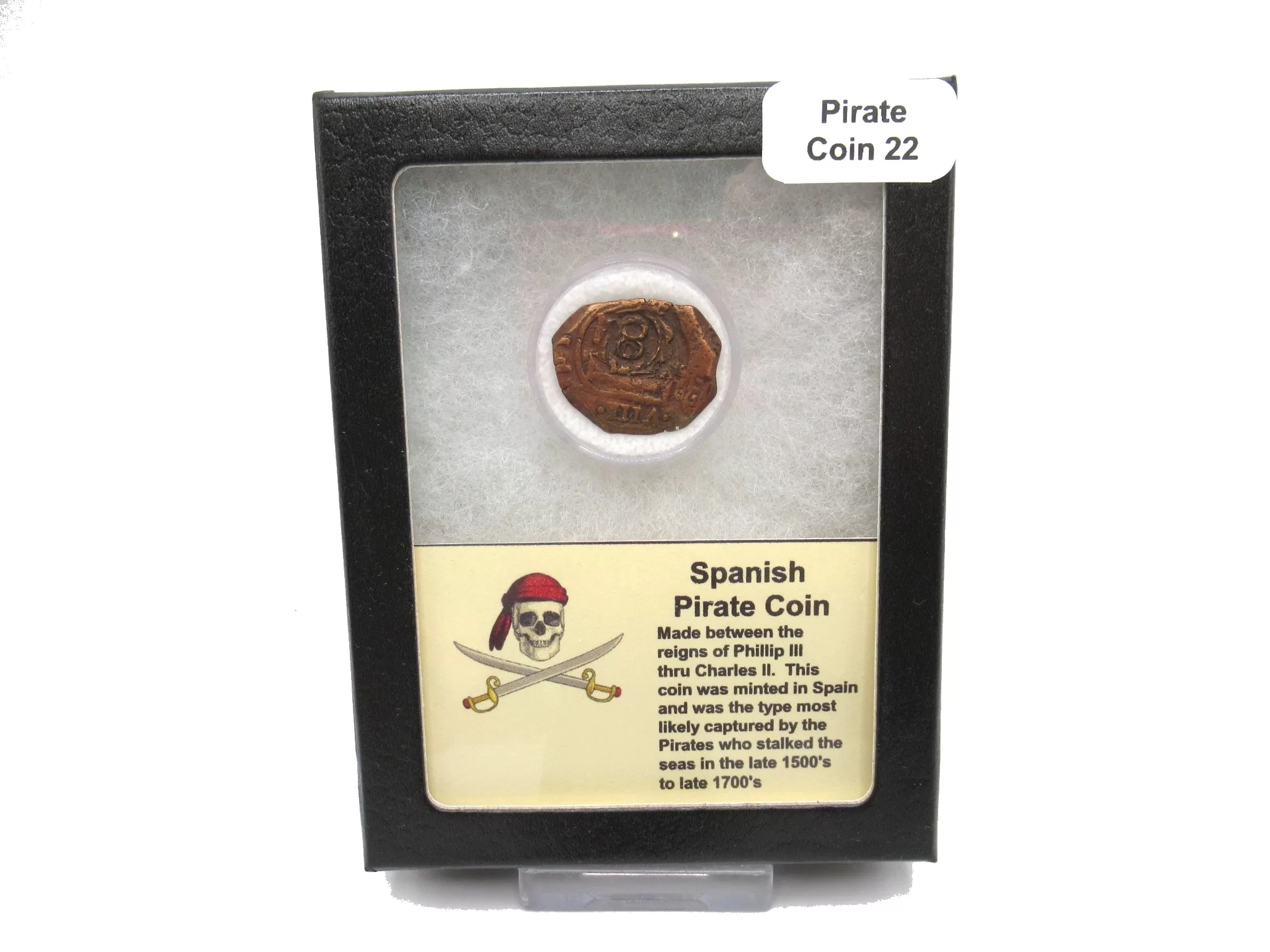 Spanish Pirate Age Coin or Blanca 22b | Fossils for Sale Genuine Spanish Pirate Age or Blanca Coin for Sale from Spain #22b