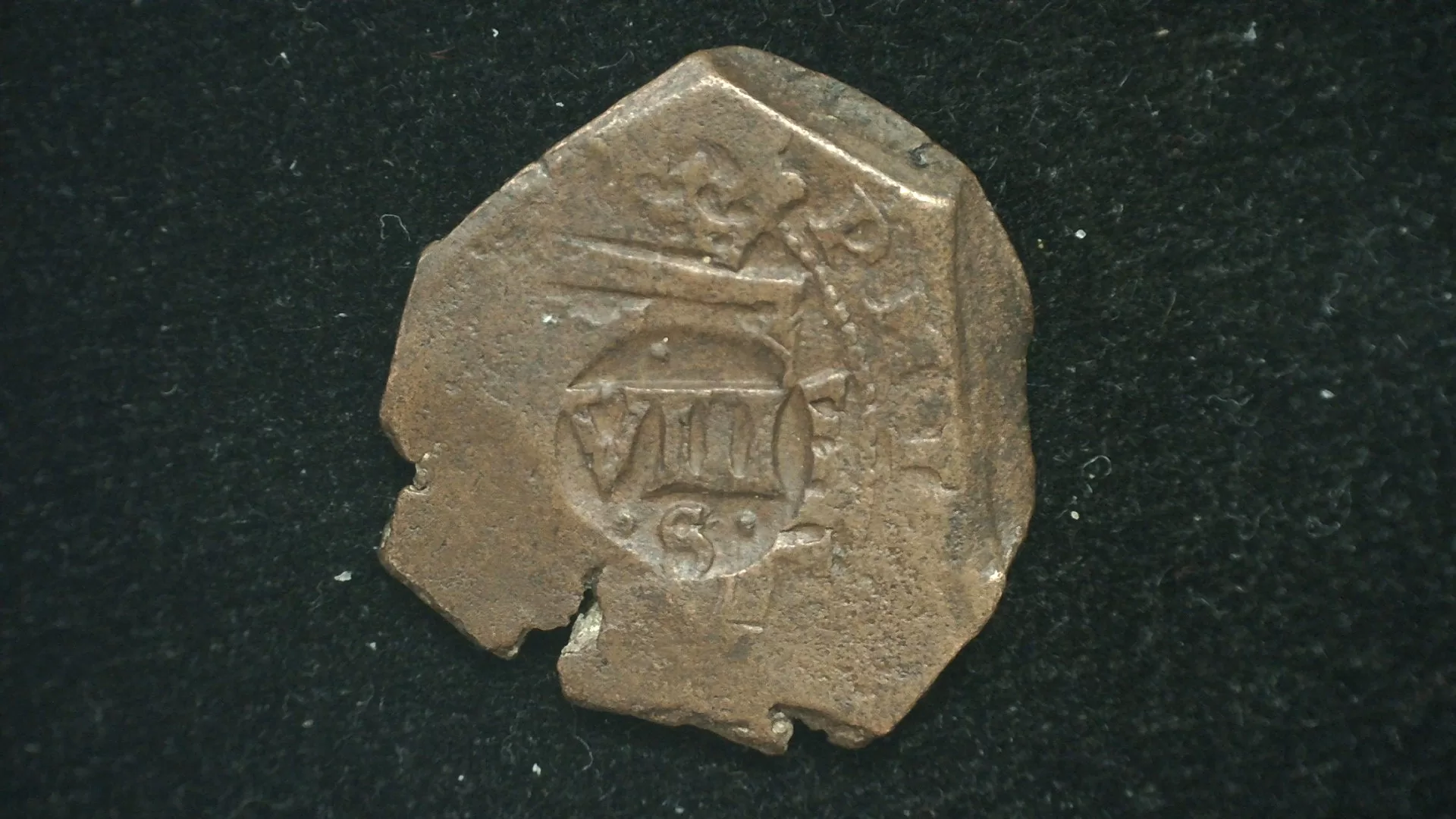 Spanish Pirate Age Coin or Blanca 29 | Fossils for Sale Genuine Spanish Pirate Age or Blanca Coin for Sale from Spain #29