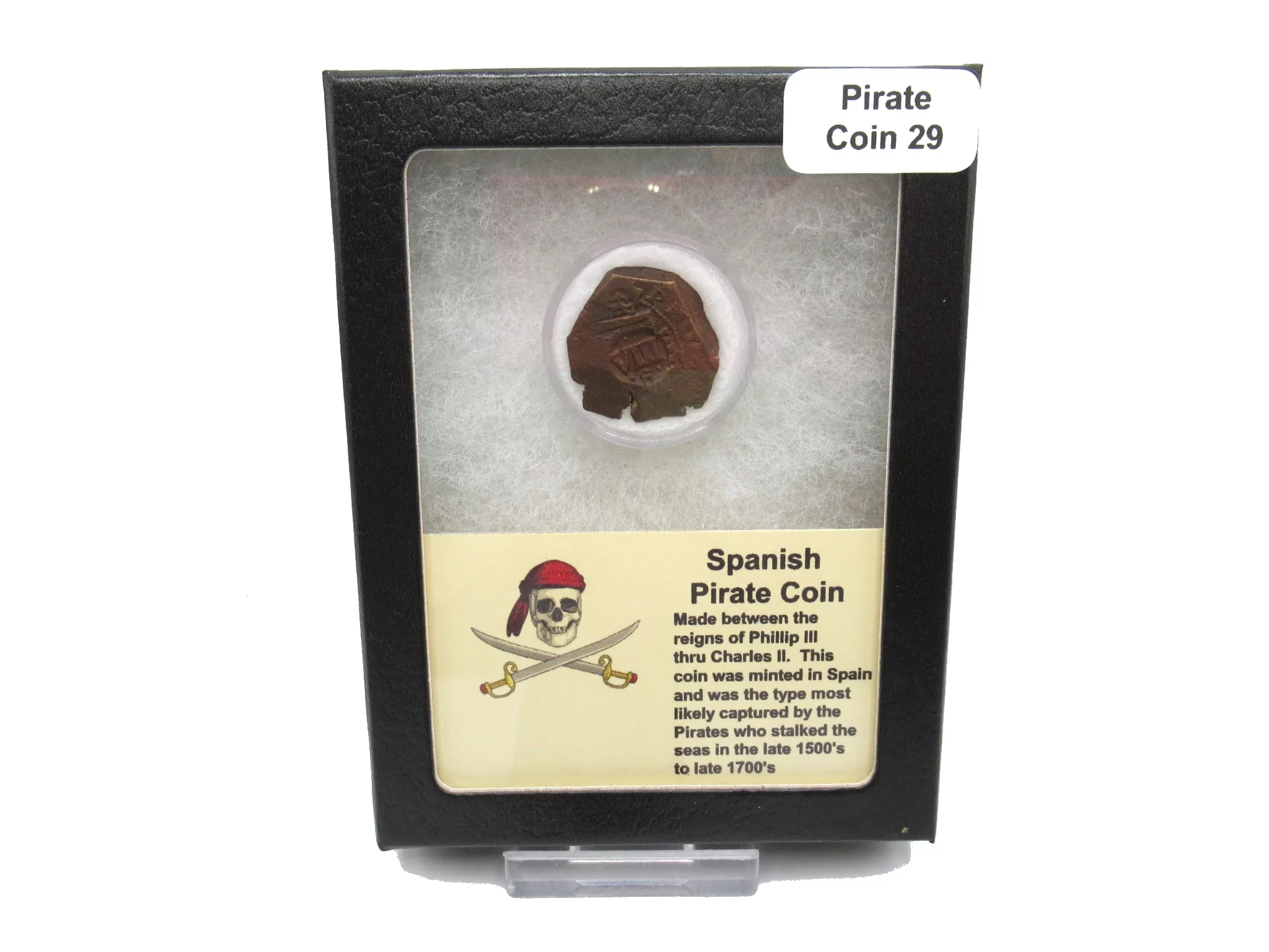 Spanish Pirate Age Coin or Blanca 29b | Fossils for Sale Genuine Spanish Pirate Age or Blanca Coin for Sale from Spain #29b