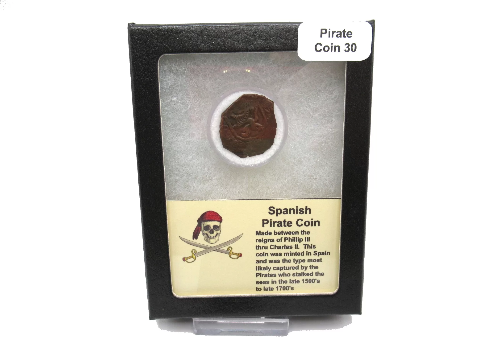 Spanish Pirate Age Coin or Blanca 30b | Fossils for Sale Genuine Spanish Pirate Age or Blanca Coin for Sale from Spain #30b