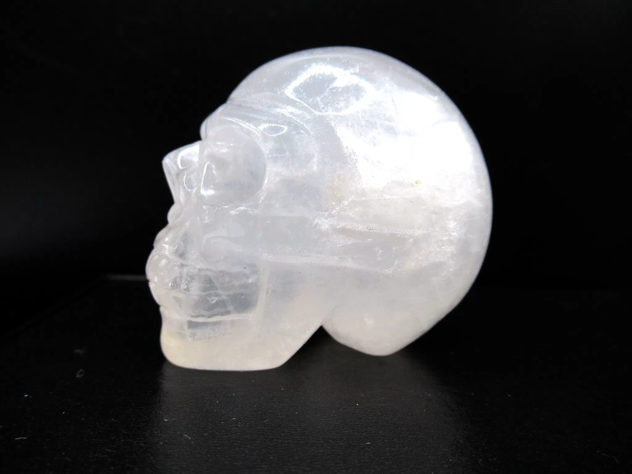 White Quartz Metaphysical Skull 1 | Fossils for Sale Polished Skull for Sale White Quartz #1