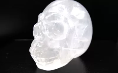 Polished Skull for Sale | White Quartz #3