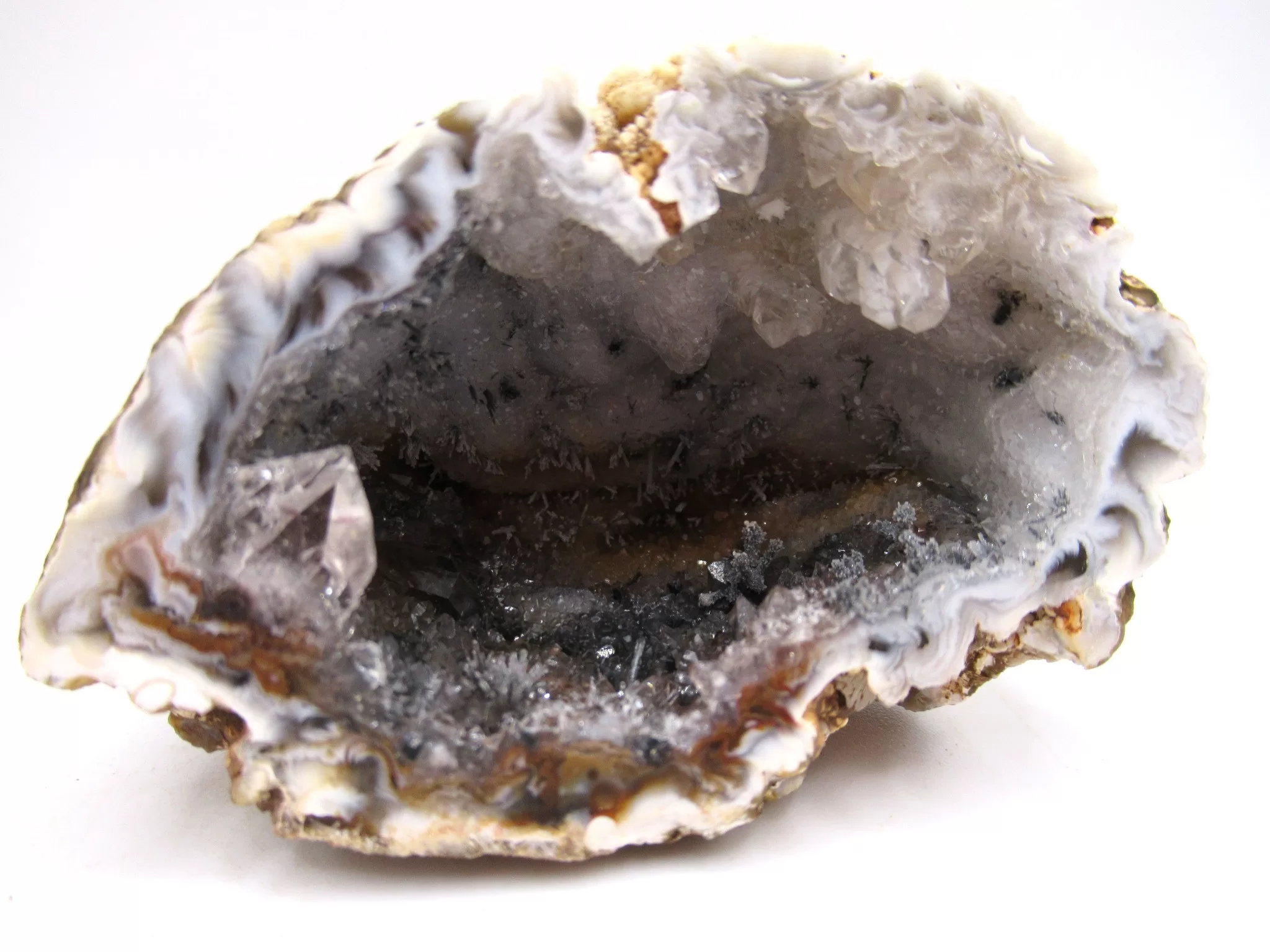 Jurassic Brazilian Geode Pair 16b | Fossils for Sale Genuine Jurassic Age Brazilian Geode Pair For Sale from Brazil #16b