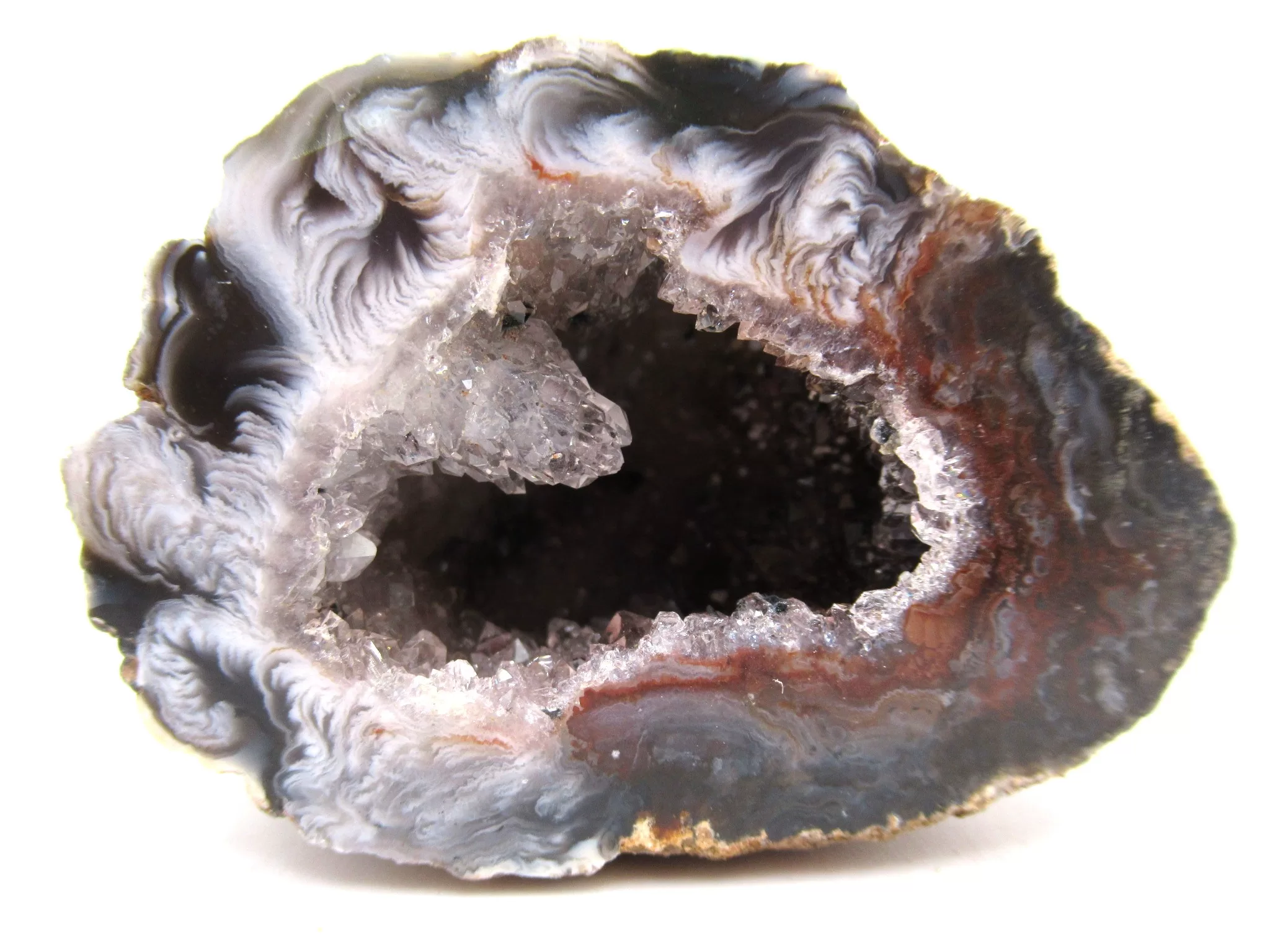 Jurassic Brazilian Geode Pair 18a | Fossils for Sale Genuine Jurassic Age Brazilian Geode Pair For Sale from Brazil #18a
