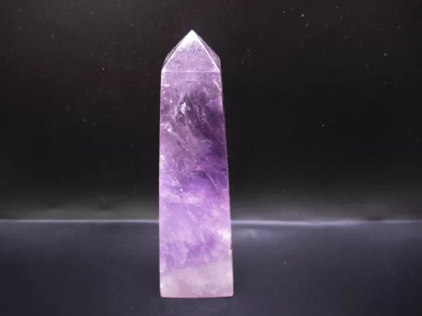 Genuine Amethyst Metaphysical Obelisk For Sale #3