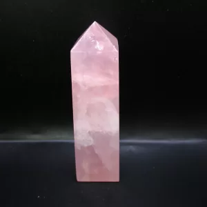 Genuine Rose Quartz Metaphysical Obelisk For Sale #7