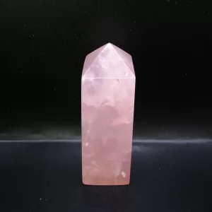 Genuine Rose Quartz Metaphysical Obelisk For Sale #9