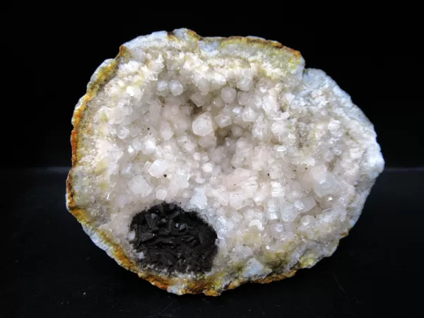 Genuine Mississippian Age Geode Pair For Sale From Keokuk, Iowa #6b